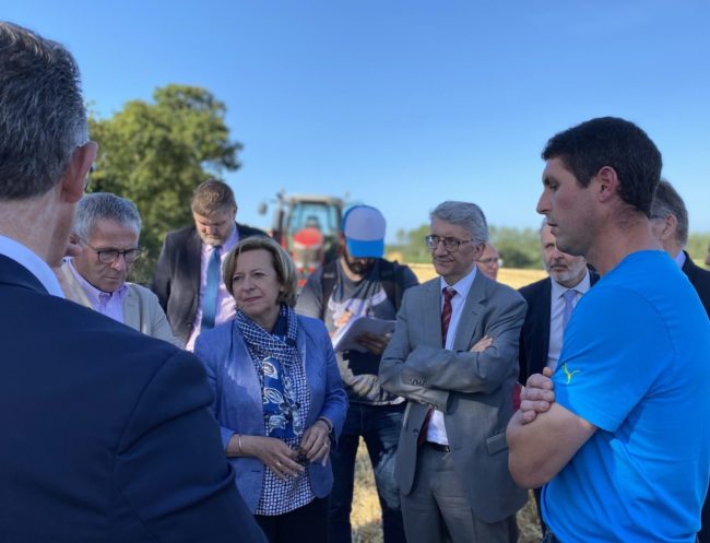 Déplacement de la préfète de région en baie de Saint-Brieuc, Morieux, 7 juillet 2020